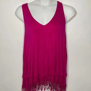 Lane Bryant Fringed Tank Sz: 18-20